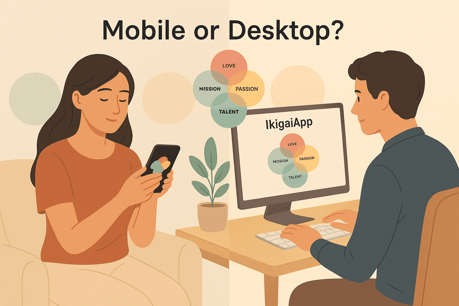 Mobile or Desktop? Finding the Right Space for Your Ikigai